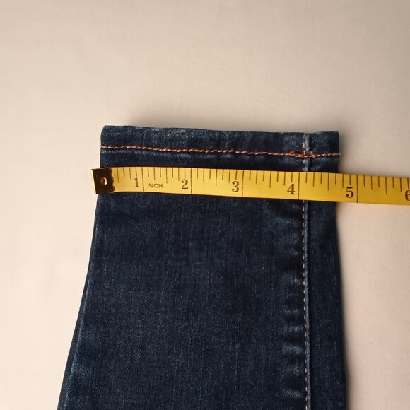 Jordache Jeans Size 6 Super Skinny Mid Rise Dark Wash - Picture 10 of 10